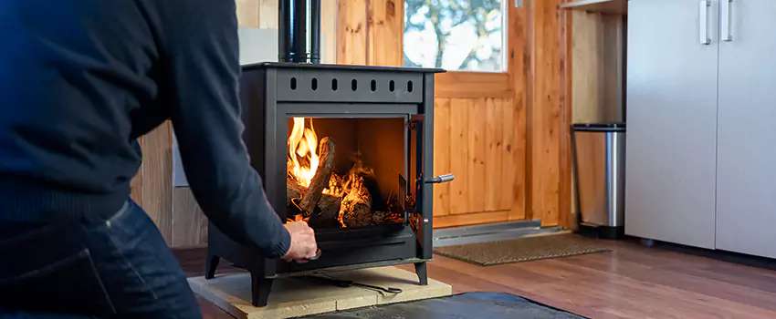 Open Hearth Wood Fireplace Installation in West Jordan, UT