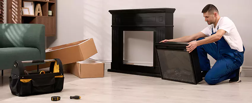 Old Rusted Metal Fireplace Repair And Replacement in West Jordan, UT
